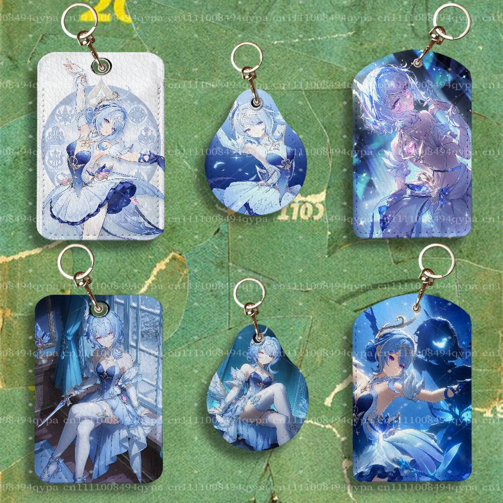 Leather Work Leather - Odette G-Genshin Impact Keychain Card Holder