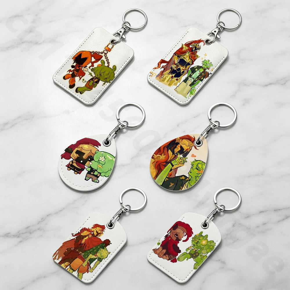 Leather Work Leather - S-Slimeknight D-D3rlord3 A-Avery Holder Keychain For