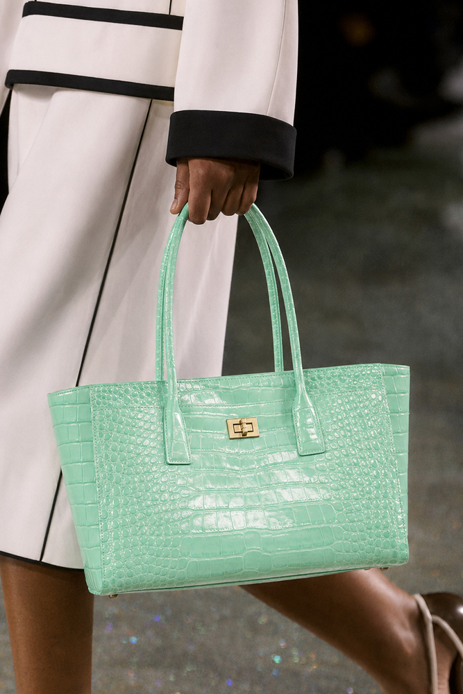 Leatherwork Wallet - SHELKSBAG Glossy Crocodile Embossed Tote Bag