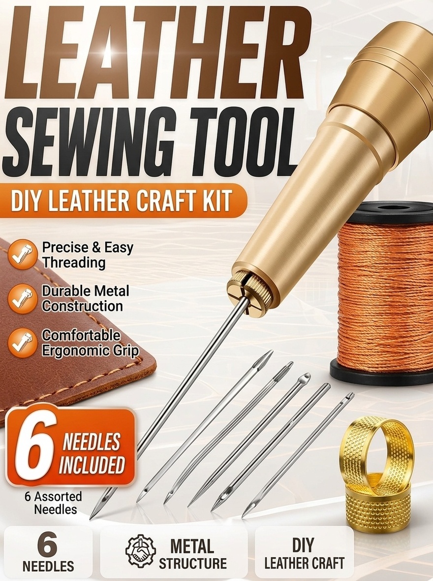 Leather Stitching Tool, Hand S - Leatherwork Wallet recension och pris