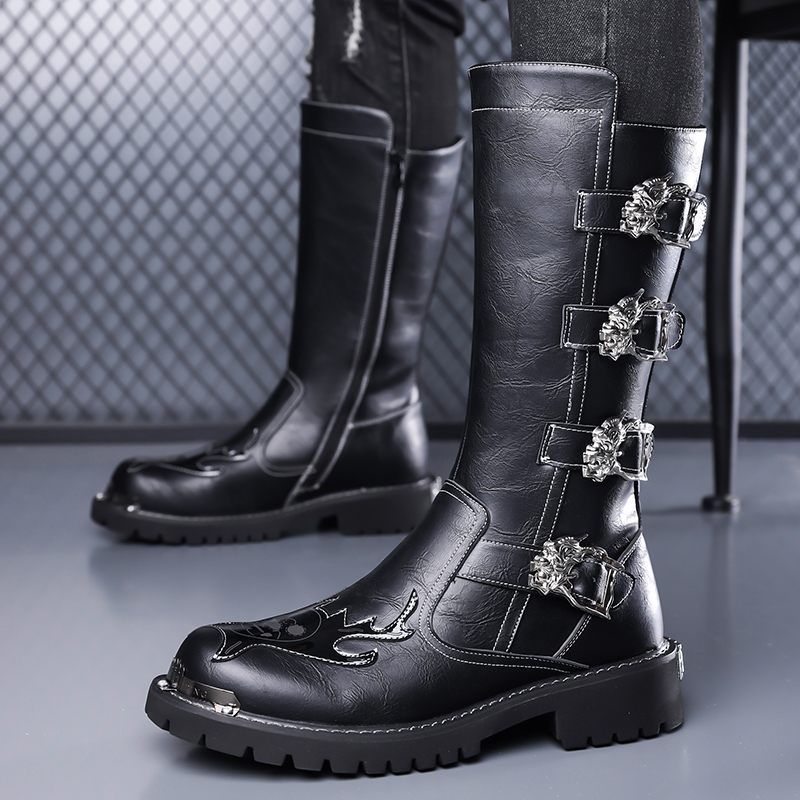 Autumn New Designer Leather Lo - Leatherwork Boots recension och pris