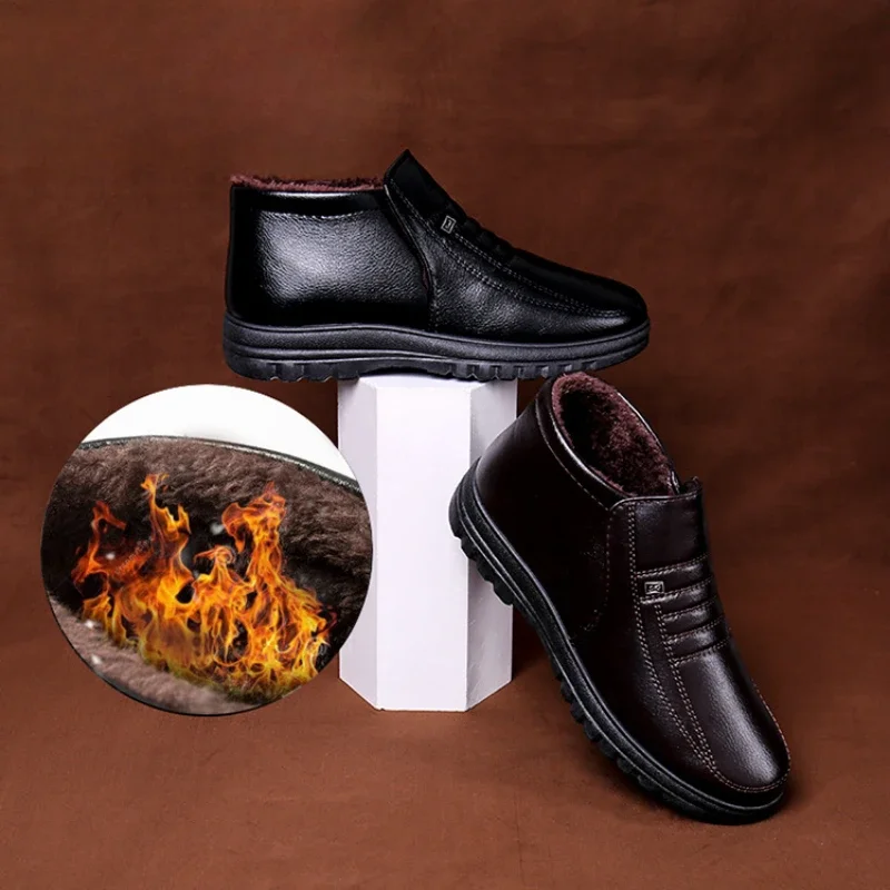 Plus Size Men's Boots Winter W - Leatherwork Boots recension och pris