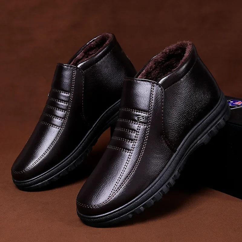 Plus Size Men's Boots Winter W - Leatherwork Boots recension och pris