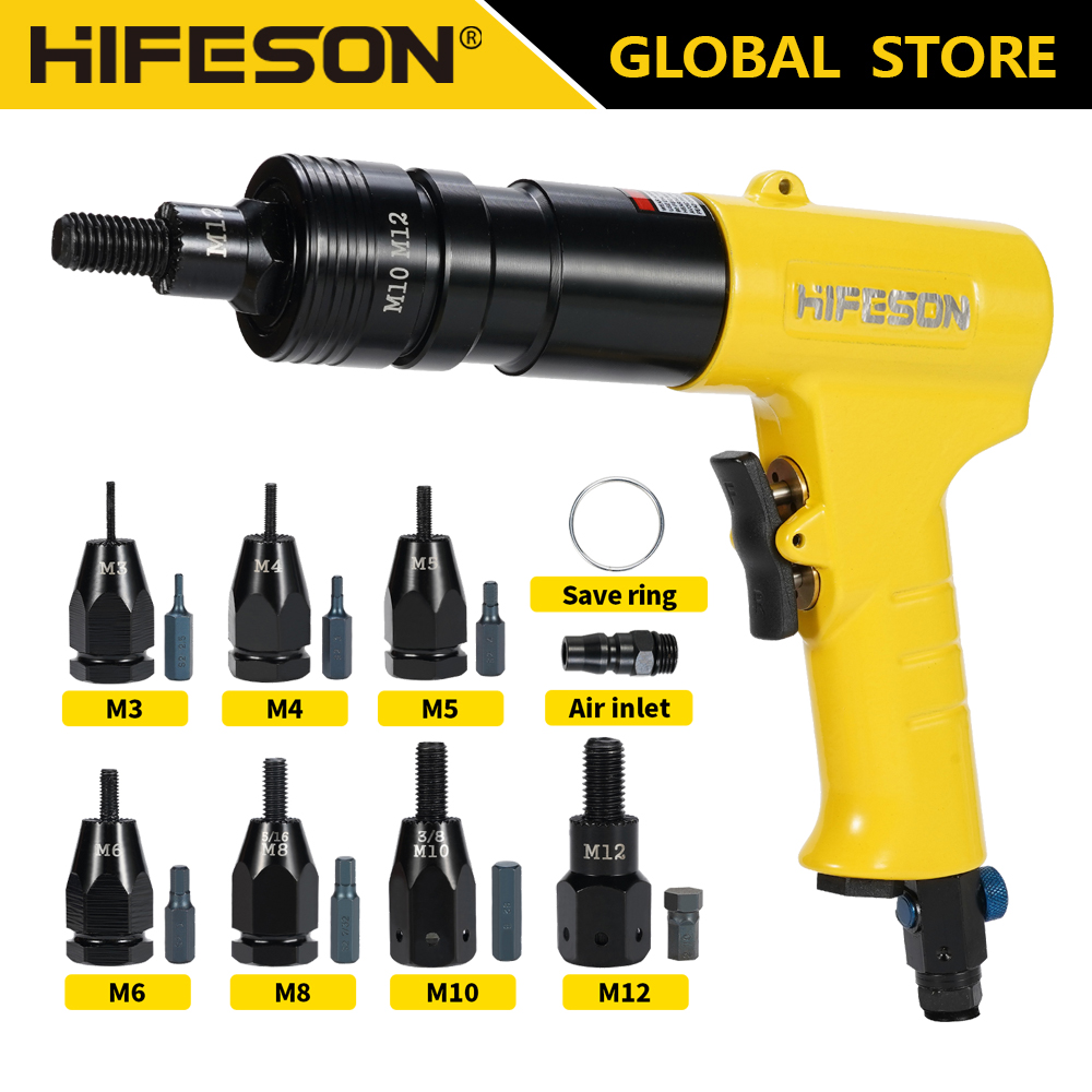 Pneumatic Air Rivet Nut Guns I - Rivet Setter Tool recension och pris