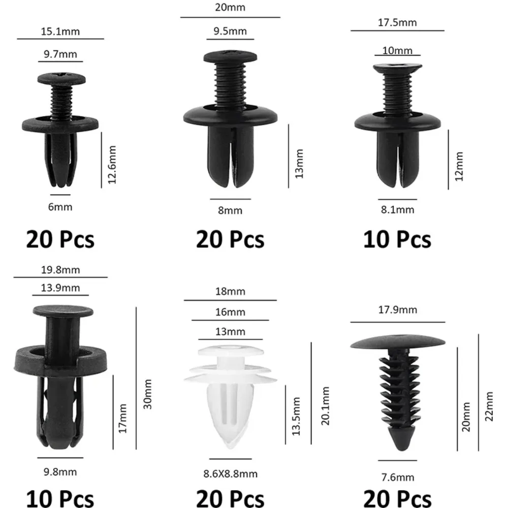 New 100pcs Car Plastic Clips F - Rivet Setter Tool recension och pris