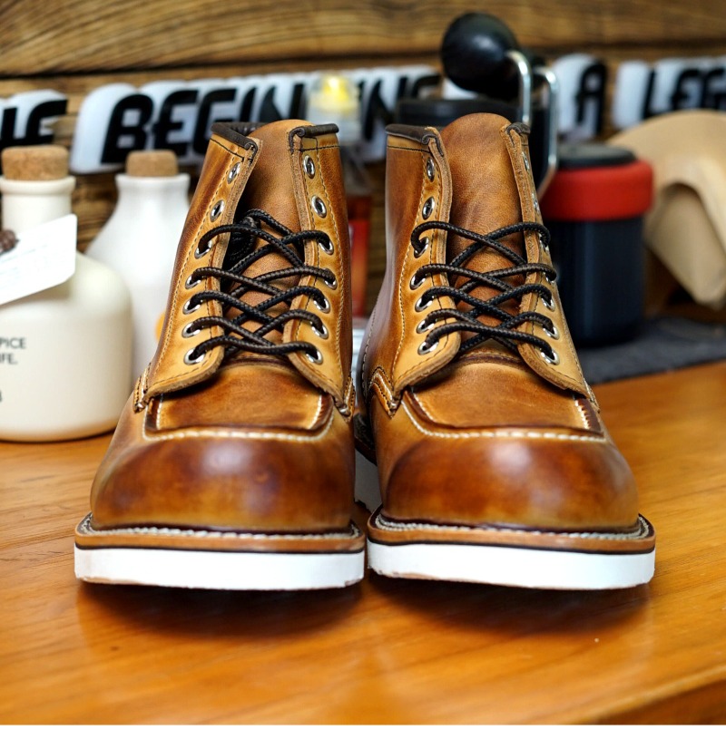 Men Retro Distressed Real Leat - Leatherwork Boots recension och pris