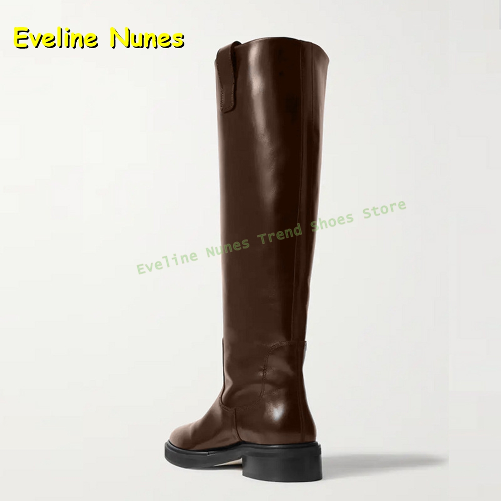 Black Leather Knee High Riding - Leatherwork Boots recension och pris