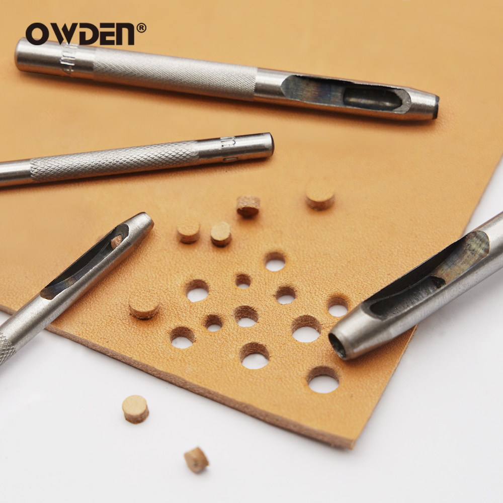 6pcs Leather Hole Punching Too - Rivet Setter Tool recension och pris