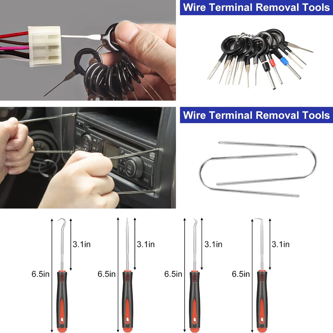 Car Trim Removal Tool Kit for  - Rivet Setter Tool recension och pris