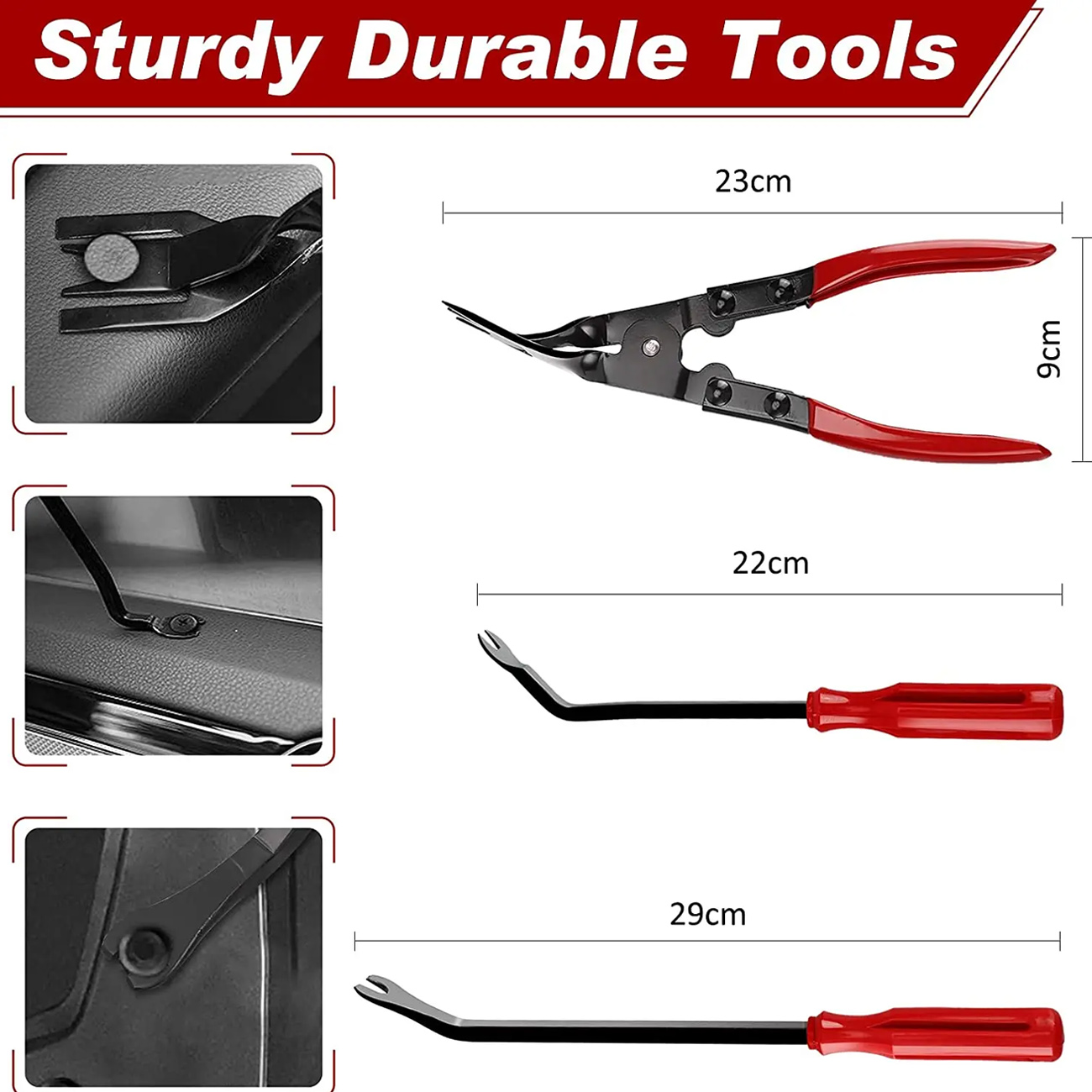 Car Trim Removal Tool Kit for  - Rivet Setter Tool recension och pris