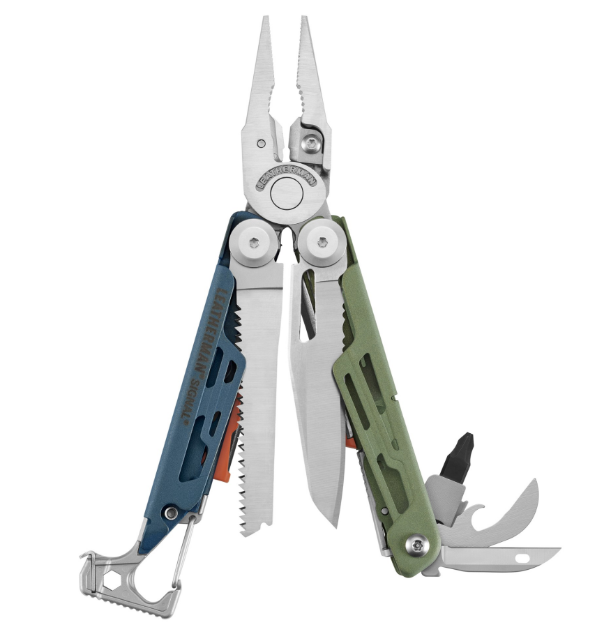 LEATHERMAN - SIGNAL Camping Mu - Leatherwork Knife recension och pris
