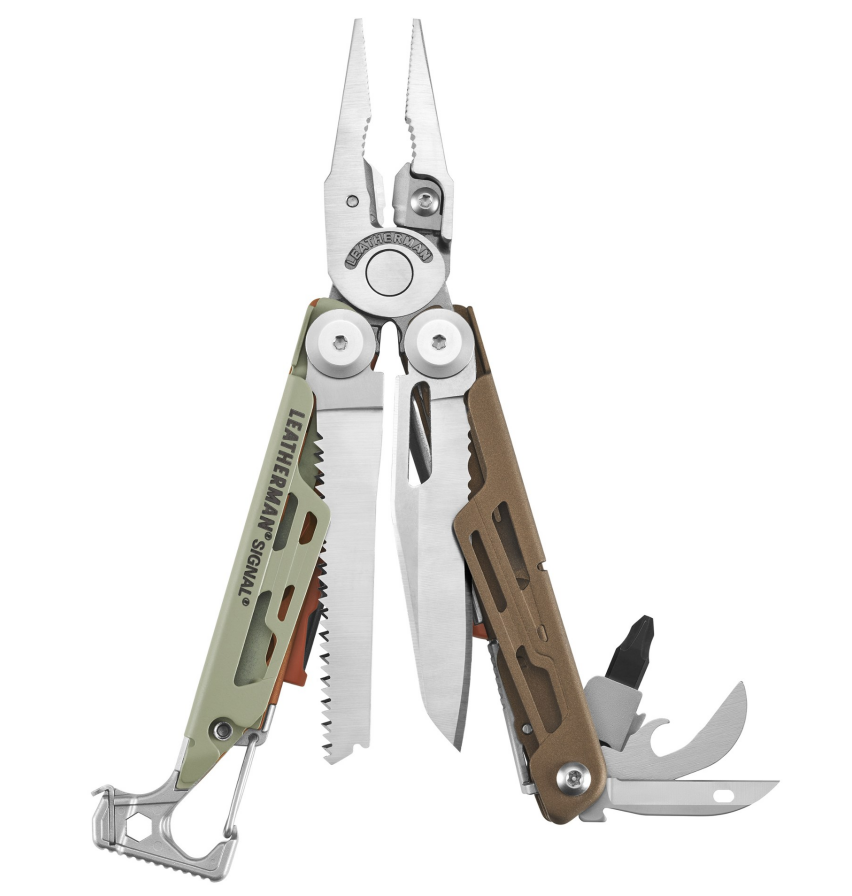 LEATHERMAN - SIGNAL Camping Mu - Leatherwork Knife recension och pris