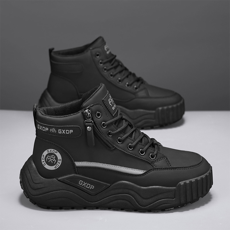 Height-increasing Non Slip Sho - Leather Work Fabric recension och pris