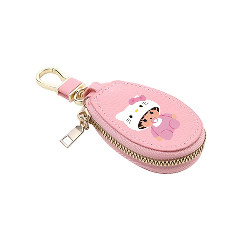 1pcs MONCHHICHI Leather Zipper - Leatherwork Wallet recension och pris