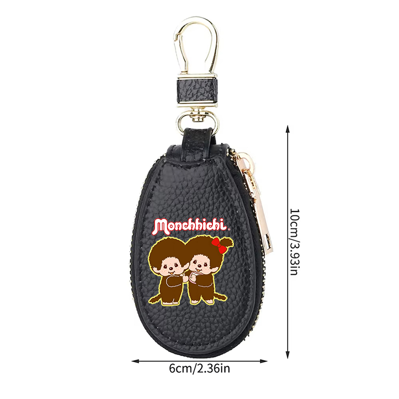 1pcs MONCHHICHI Leather Zipper - Leatherwork Wallet recension och pris