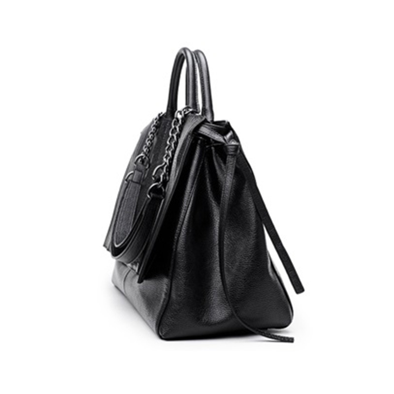 Elegant Tote Bag With Zipper,  - Leatherwork Wallet recension och pris