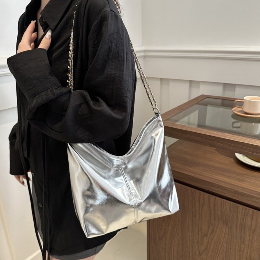 Retro Shiny PU Leather Tote Ba - Leatherwork Wallet recension och pris