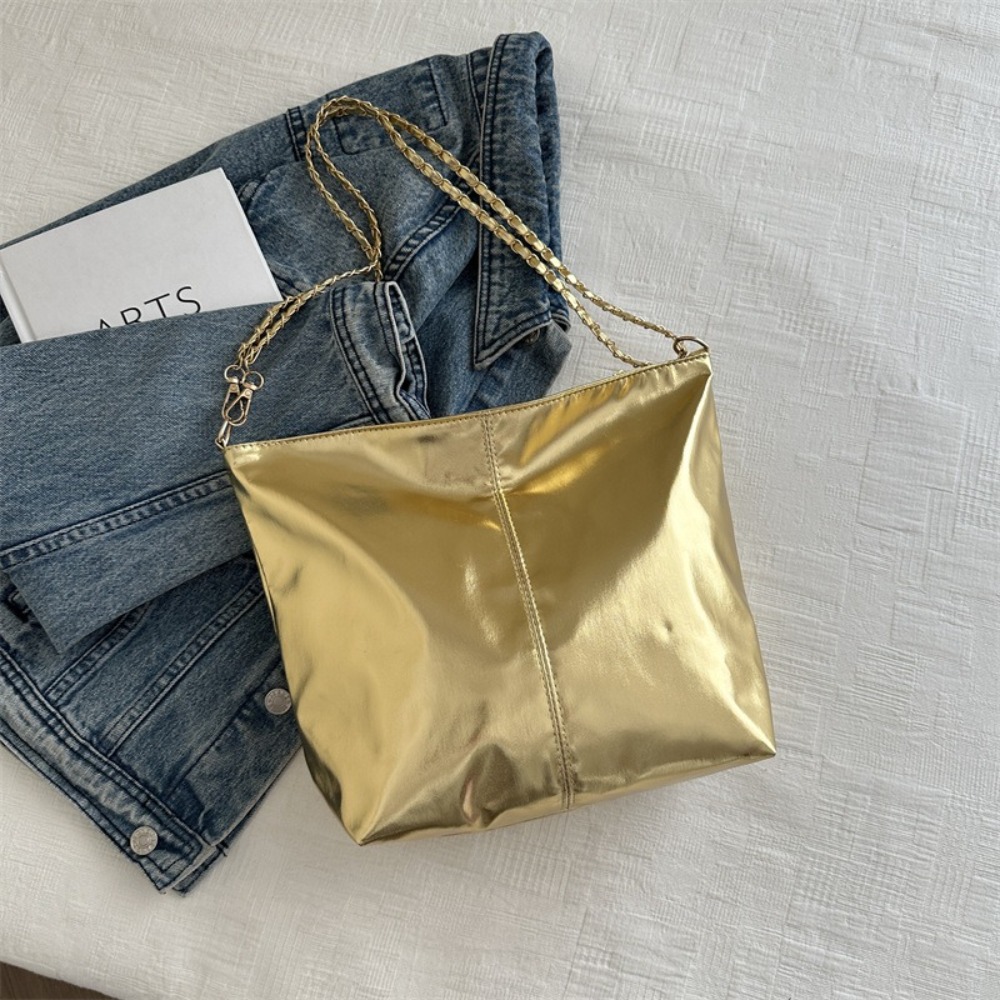 Retro Shiny PU Leather Tote Ba - Leatherwork Wallet recension och pris