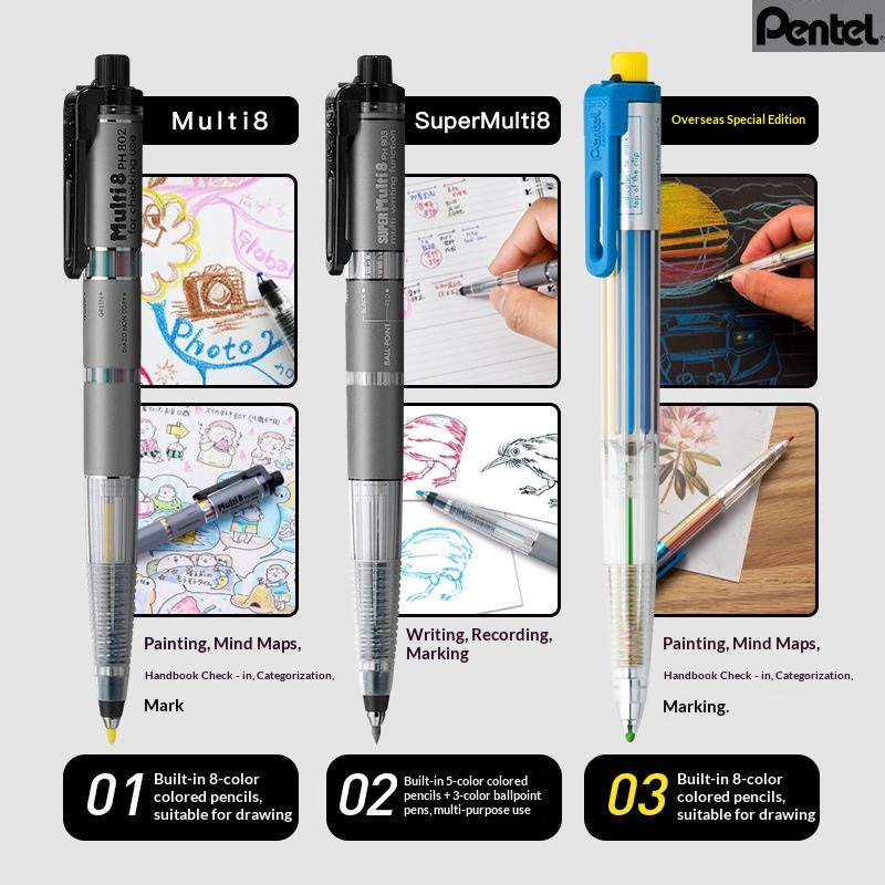 Original Japan Pentel Art Mult - Staedtler Pencil Lumocolor recension och pris