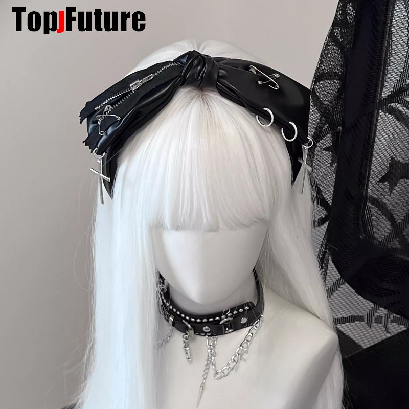 Gothic Bow Leather Harajuku Pu - Leatherwork Pony recension och pris