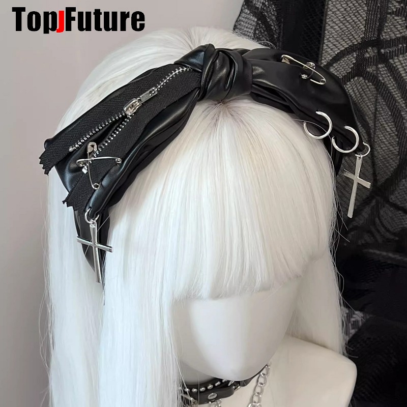 Gothic Bow Leather Harajuku Pu - Leatherwork Pony recension och pris